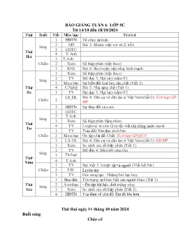 Giáo án các môn Lớp 5 - Tuần 6 - Năm học 2024-2025 - Nguyễn Thị Nhung