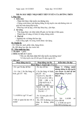Giáo án Tự chọn Toán 9 - Tiết 30+31 - Năm học 2023-2024