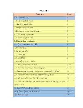 Một số biện pháp để phát huy năng lực tự chủ, tự học cho học sinh lớp 1