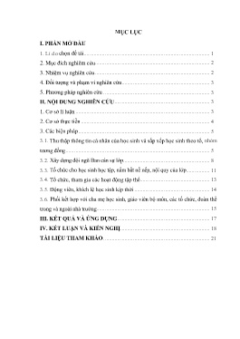 Một số biện pháp phát huy tính tích cực, chủ động, sáng tạo của học sinh lớp 4 trong hoạt động tự quản lớp học