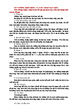 Tài liệu 50 Ý tưởng khởi động và 25 kĩ thuật dạy học