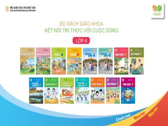 Tập huấn, bồi dưỡng giáo viên sử dụng SGK Công nghệ 4 (Kết nối tri thức)